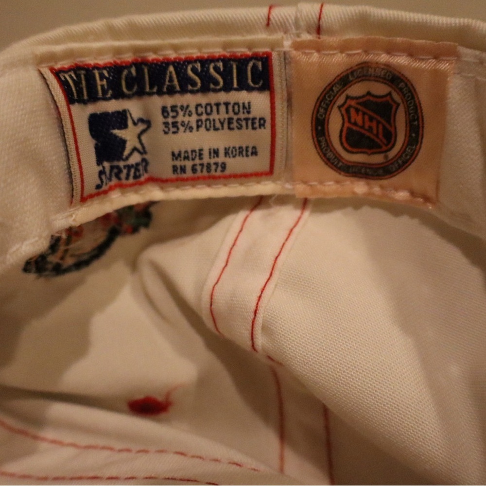 Vintage 90s Chicago Blackhawks Snapback Hat | Starter “The Classic” | NHL - Picture 2 of 5
